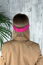 Pink Handmade Sporty Sun Visor