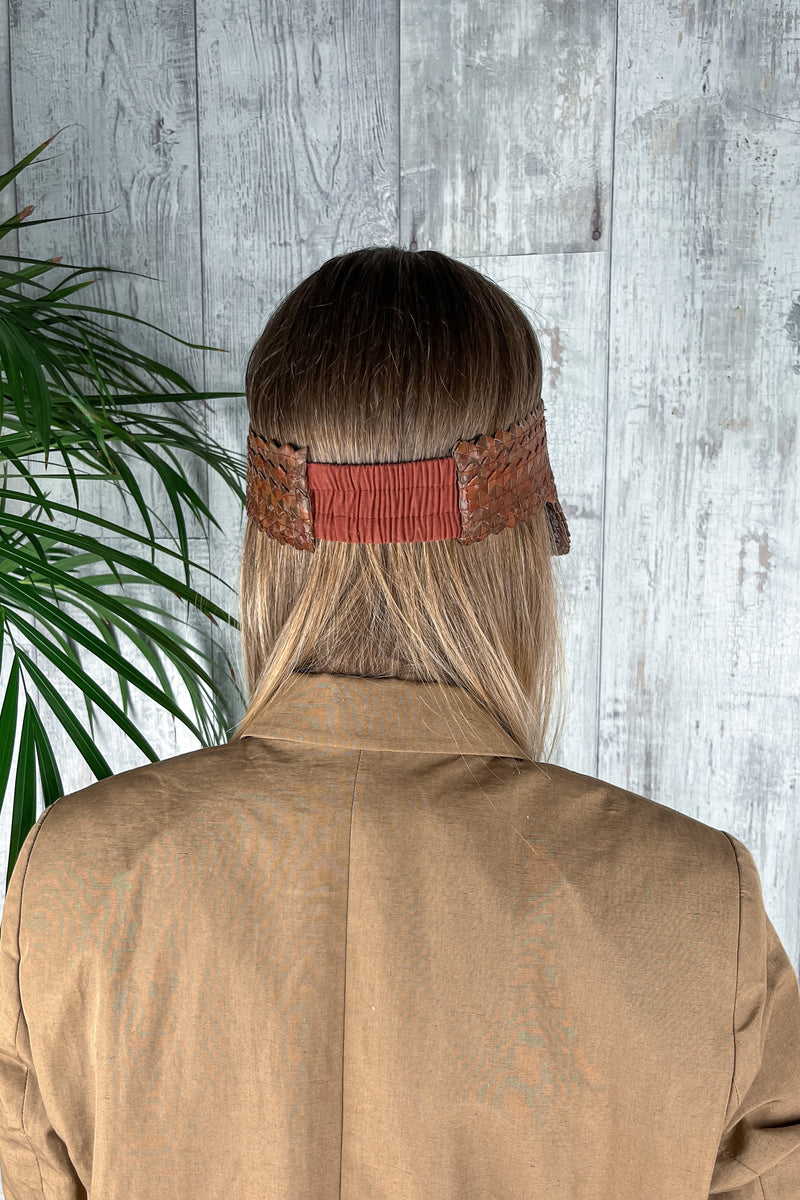 Brown Handmade Sporty Sun Visor